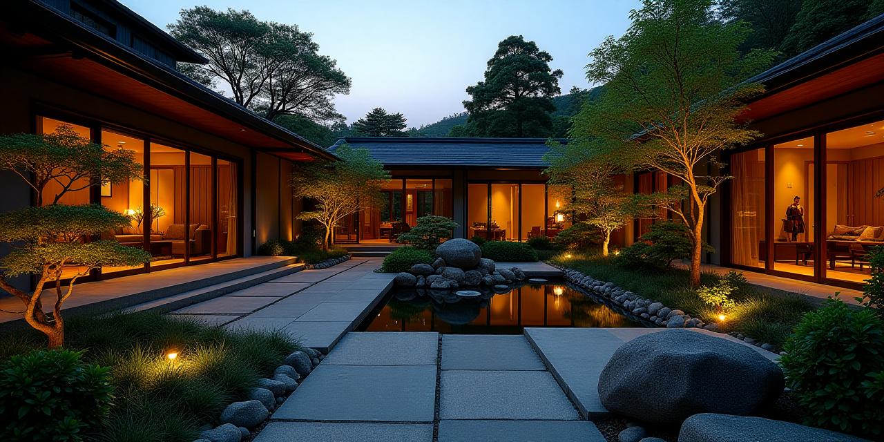 Bespoke landscape design overview in Tokyo