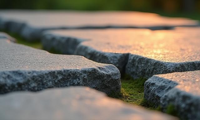 Close up of traditional Japanese stonework by Ikigai Garden Works